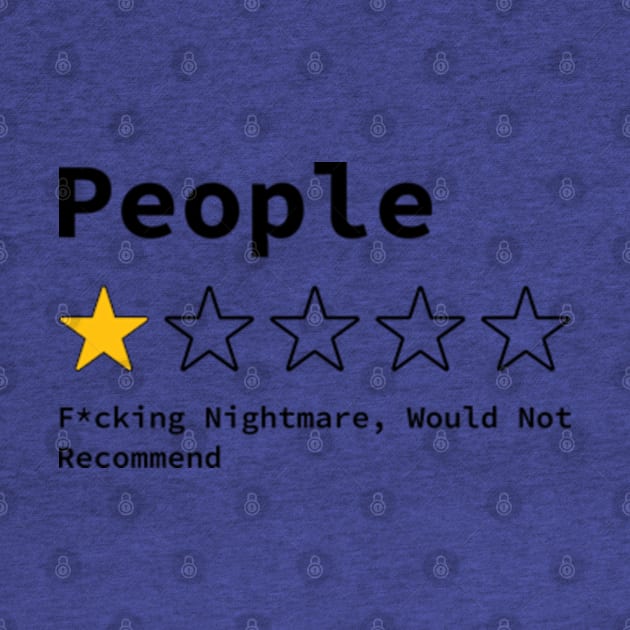 People One Star Review Sarcastic by RiseInspired